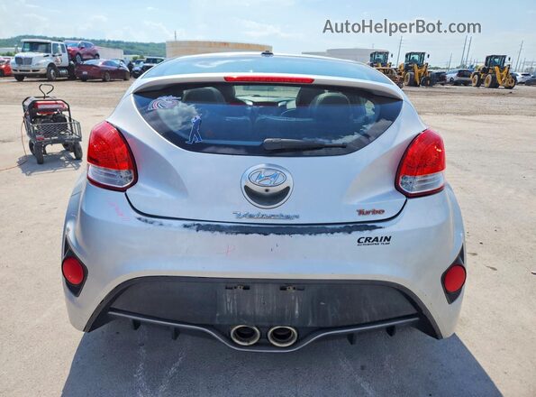 KMHTC6AE2GU282190 2016 HYUNDAI VELOSTER Silver Vista trasera