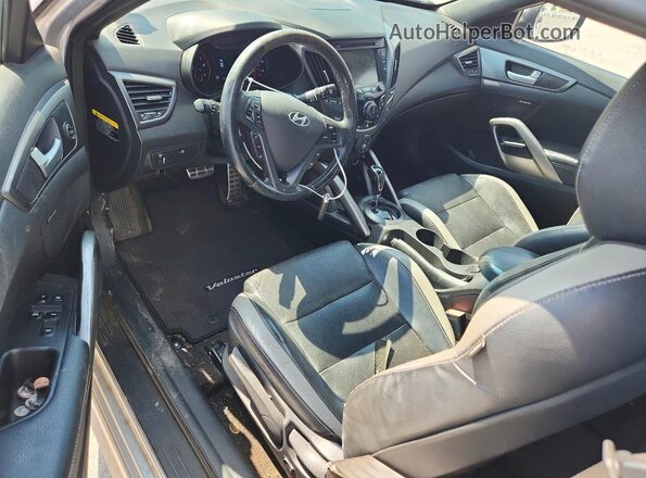 KMHTC6AE2GU282190 2016 HYUNDAI VELOSTER Silver Vista del salpicadero