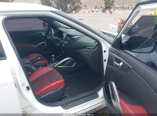 KMHTC6AE2GU292489 2016 HYUNDAI VELOSTER White წინა სალონის ხედი