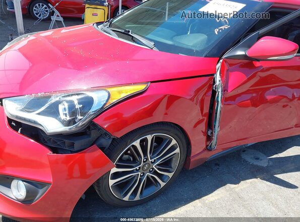KMHTC6AE2GU302681 2016 HYUNDAI VELOSTER Красный Вид спереди