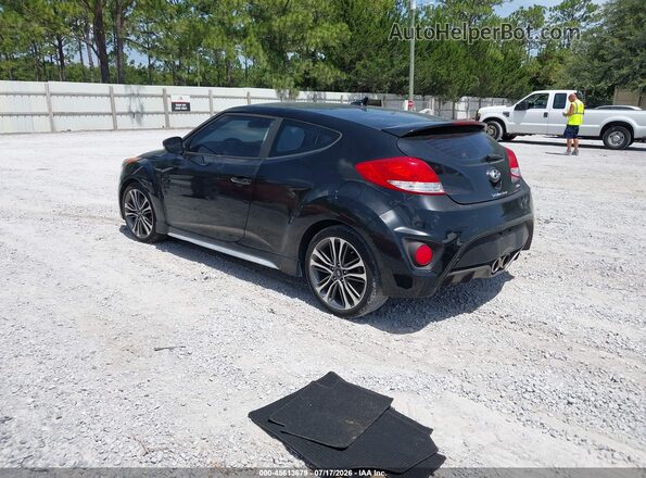 KMHTC6AE2HU312662 2017 HYUNDAI VELOSTER Black Rear left