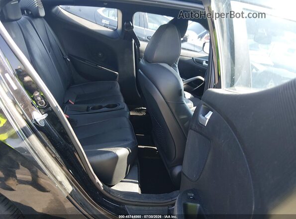 KMHTC6AE3GU278424 2016 HYUNDAI VELOSTER Black VIN კოდის სტიკერის ხედი