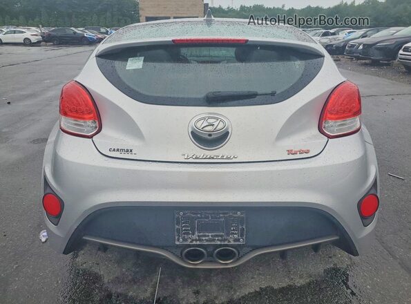 KMHTC6AE3GU290024 2016 HYUNDAI VELOSTER Silver Вид ззаду