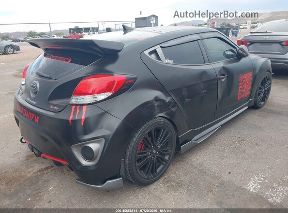KMHTC6AE3HU314243 2017 HYUNDAI VELOSTER Black უკანა მარჯვენა