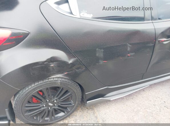 KMHTC6AE3HU314243 2017 HYUNDAI VELOSTER Black ხელსაწყოთა პანელის ხედი