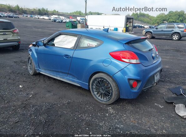 KMHTC6AE4GU262264 2016 HYUNDAI VELOSTER Синий Задняя левая четверть