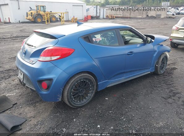 KMHTC6AE4GU262264 2016 HYUNDAI VELOSTER Синий Задняя правая четверть
