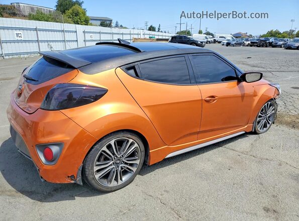KMHTC6AE4GU295197 2016 HYUNDAI VELOSTER Orange Tył prawy