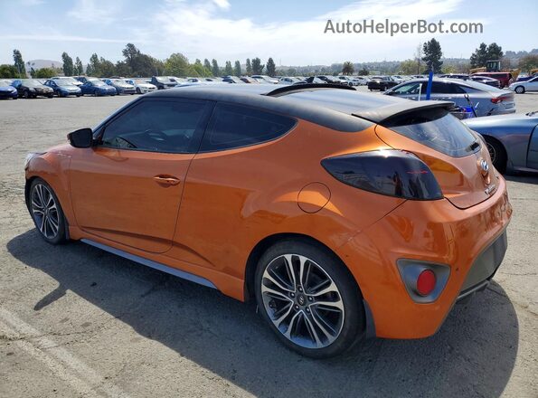 KMHTC6AE4GU295197 2016 HYUNDAI VELOSTER Orange Tył lewy