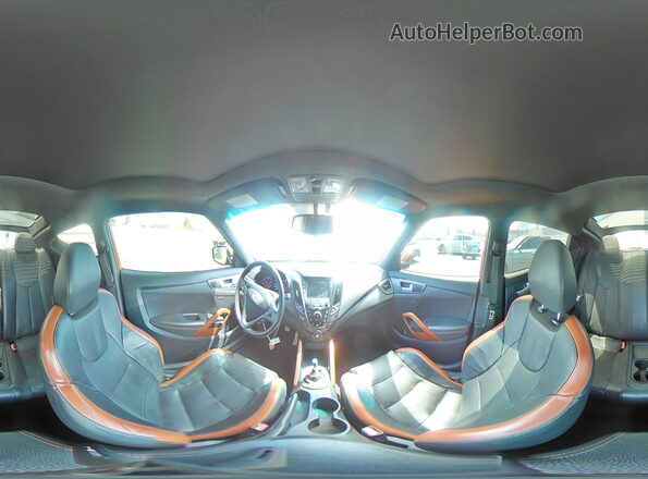 KMHTC6AE4GU295197 2016 HYUNDAI VELOSTER Orange Widok naklejki z numerem VIN