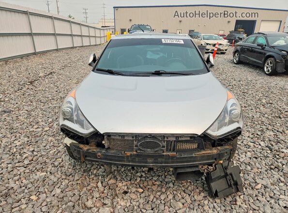 KMHTC6AE5GU261625 2016 HYUNDAI VELOSTER Silver Դիմացի տեսք