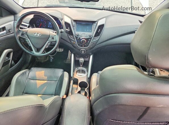 KMHTC6AE5GU261625 2016 HYUNDAI VELOSTER Silver Առջևի վահանակի տեսք