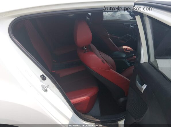 KMHTC6AE5GU279557 2016 HYUNDAI VELOSTER White VIN კოდის სტიკერის ხედი
