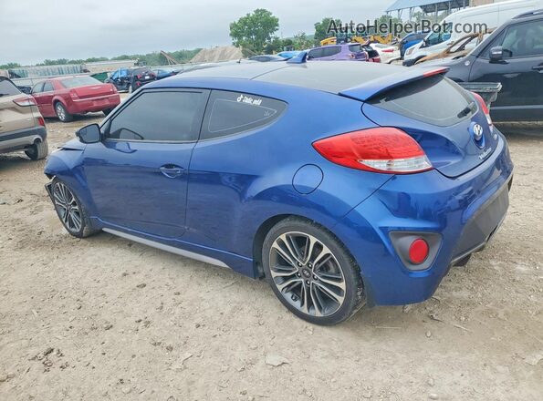KMHTC6AE5GU294785 2016 HYUNDAI VELOSTER Синий Задняя левая четверть