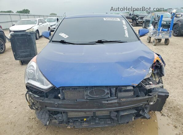 KMHTC6AE5GU294785 2016 HYUNDAI VELOSTER Синий Вид спереди