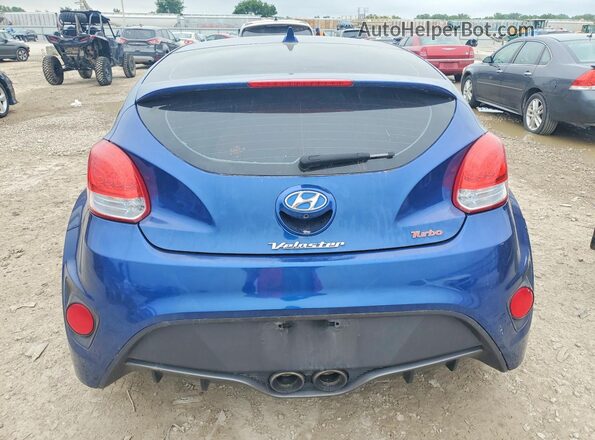 KMHTC6AE5GU294785 2016 HYUNDAI VELOSTER Синий Вид сзади