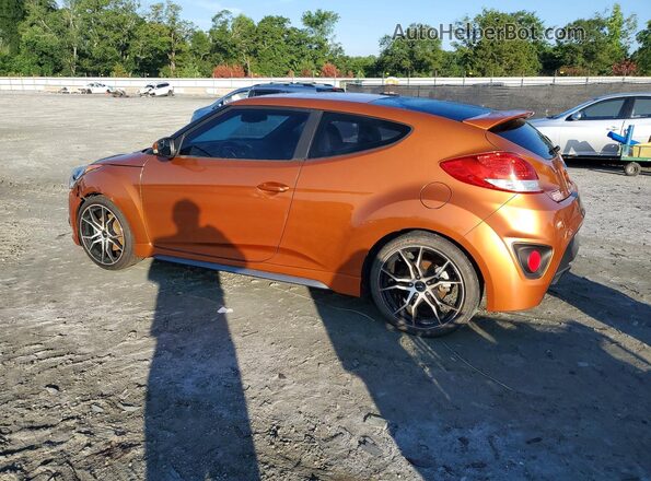 KMHTC6AE6GU289630 2016 HYUNDAI VELOSTER Orange Задня ліва чверть