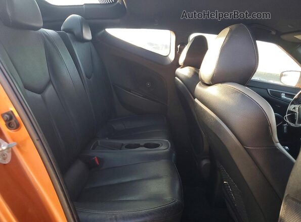 KMHTC6AE6GU289630 2016 HYUNDAI VELOSTER Orange Вид задніх сидінь