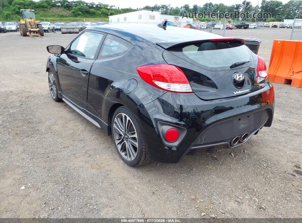 KMHTC6AE6GU303753 2016 HYUNDAI VELOSTER Черный Задняя левая четверть