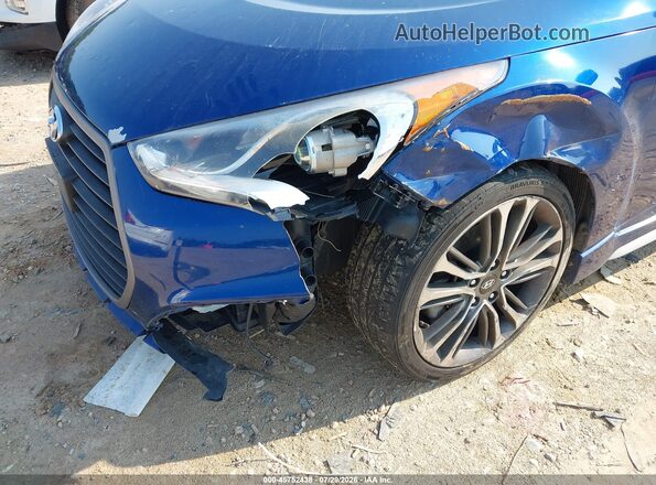 KMHTC6AE6HU314673 2017 HYUNDAI VELOSTER Blue Vista frontal