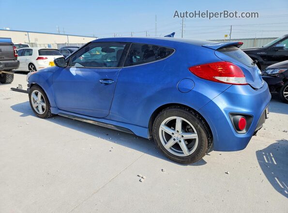 KMHTC6AE7GU252702 2016 HYUNDAI VELOSTER Blue Trasero izquierdo