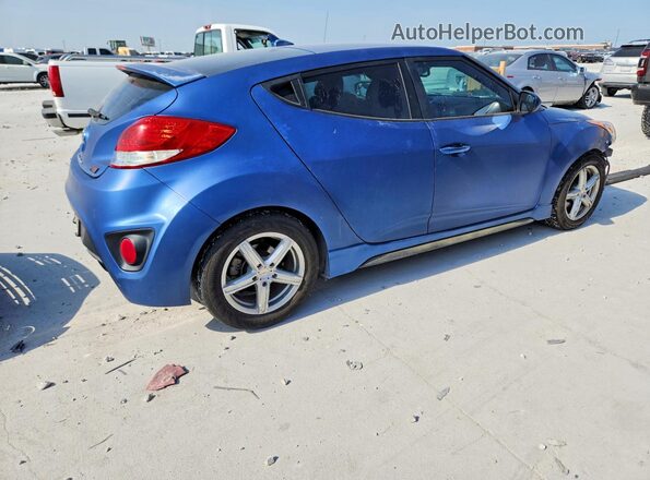 KMHTC6AE7GU252702 2016 HYUNDAI VELOSTER Blue Trasero derecho
