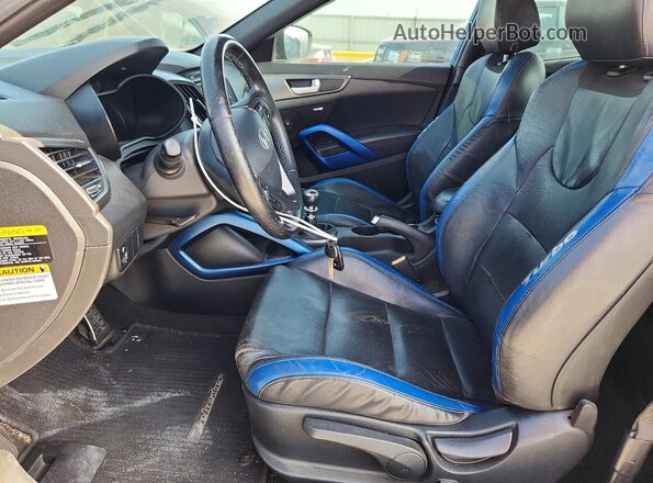 KMHTC6AE7GU252702 2016 HYUNDAI VELOSTER Blue Vista interior delantera