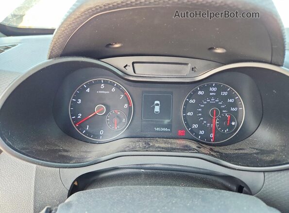 KMHTC6AE7GU252702 2016 HYUNDAI VELOSTER Blue Vista del cuadro de instrumentos