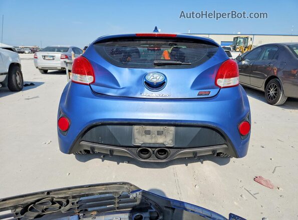 KMHTC6AE7GU252702 2016 HYUNDAI VELOSTER Blue Vista trasera