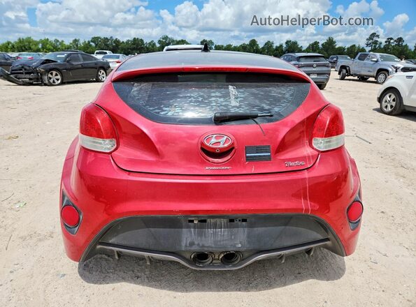 KMHTC6AE7GU260959 2016 HYUNDAI VELOSTER Red Rear view
