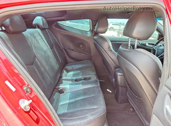 KMHTC6AE7GU260959 2016 HYUNDAI VELOSTER Red Rear seats view