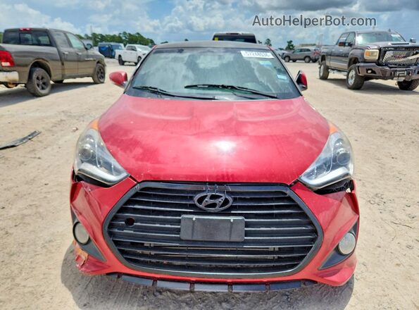 KMHTC6AE7GU260959 2016 HYUNDAI VELOSTER Red Front view