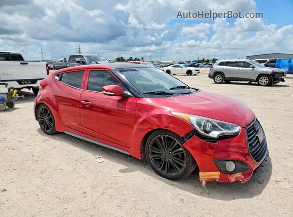KMHTC6AE7GU260959 2016 HYUNDAI VELOSTER Red Front right