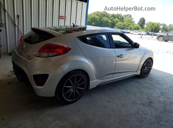KMHTC6AE7GU293427 2016 HYUNDAI VELOSTER Silver Задня права чверть