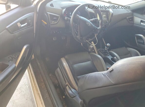 KMHTC6AE7GU293427 2016 HYUNDAI VELOSTER Silver Вид панелі приладів