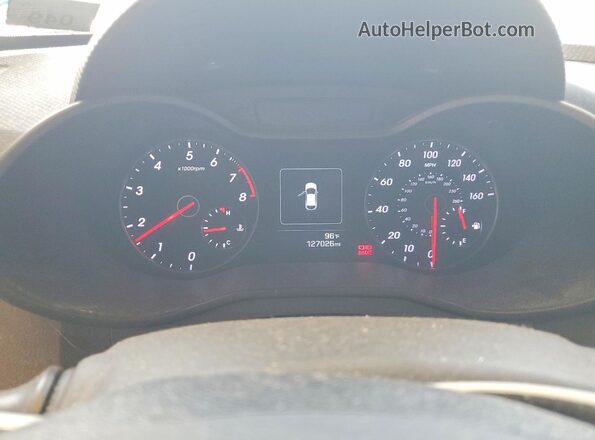 KMHTC6AE7GU293427 2016 HYUNDAI VELOSTER Silver Вид щитка приладів