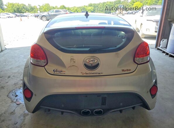 KMHTC6AE7GU293427 2016 HYUNDAI VELOSTER Silver Вид ззаду