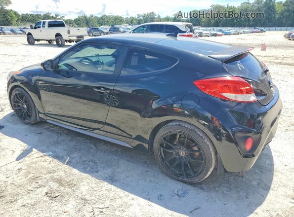 KMHTC6AE7GU296473 2016 HYUNDAI VELOSTER Black Հետևի ձախ