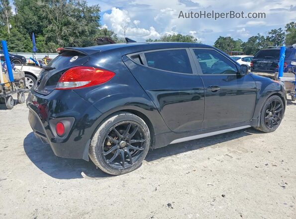 KMHTC6AE7GU296473 2016 HYUNDAI VELOSTER Black Հետևի աջ
