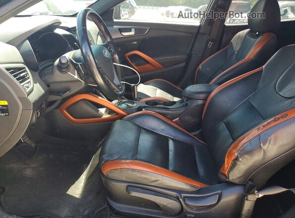 KMHTC6AE7GU296473 2016 HYUNDAI VELOSTER Black Սալոնի դիմացի տեսք