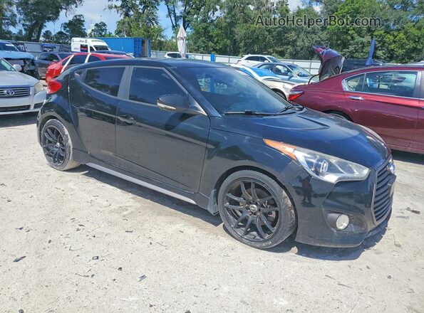 KMHTC6AE7GU296473 2016 HYUNDAI VELOSTER Black Առջևի աջ