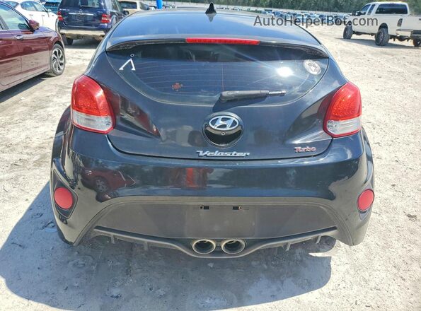 KMHTC6AE7GU296473 2016 HYUNDAI VELOSTER Black Հետևի տեսք