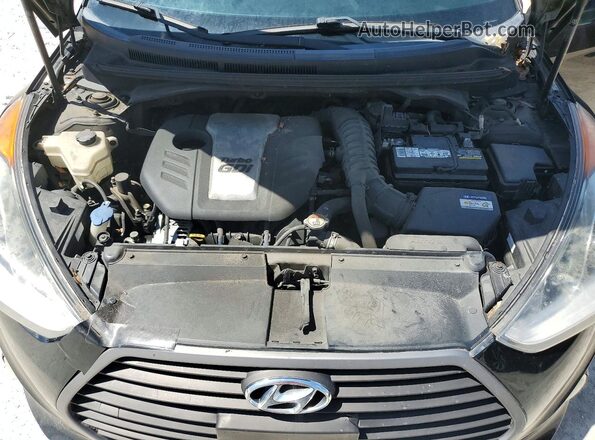 KMHTC6AE7GU296473 2016 HYUNDAI VELOSTER Black Սալոնի հետևի տեսք