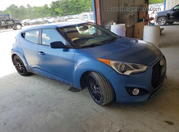 KMHTC6AE8GU260985 2016 HYUNDAI VELOSTER Blue Առջևի աջ