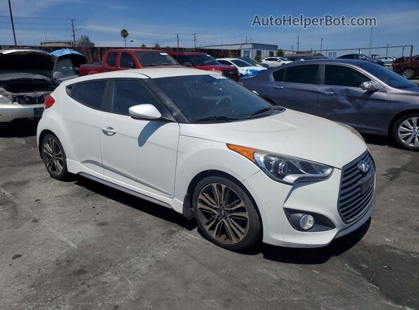 KMHTC6AE8GU302765 2016 HYUNDAI VELOSTER White Передня права чверть