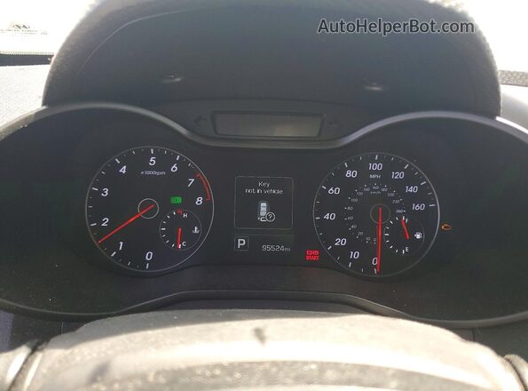 KMHTC6AE8GU302765 2016 HYUNDAI VELOSTER White Вид щитка приладів