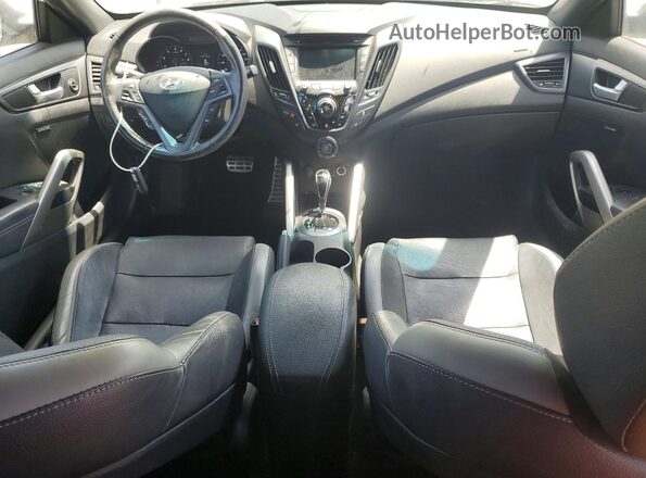 KMHTC6AE8GU302765 2016 HYUNDAI VELOSTER White Вид панелі приладів