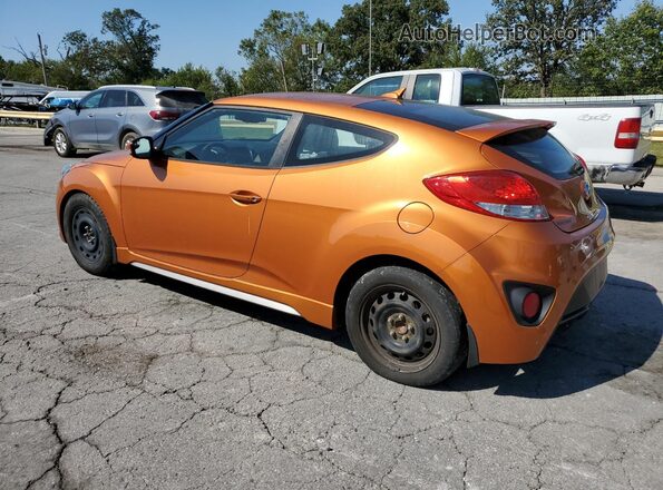 KMHTC6AE9GU257173 2016 HYUNDAI VELOSTER Оранжевый Задняя левая четверть