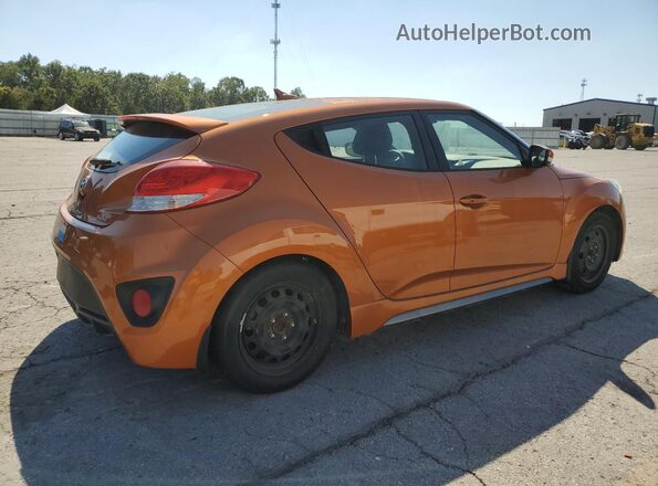 KMHTC6AE9GU257173 2016 HYUNDAI VELOSTER Оранжевый Задняя правая четверть
