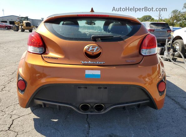 KMHTC6AE9GU257173 2016 HYUNDAI VELOSTER Оранжевый Вид сзади